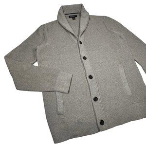 Banana Republic Mens Shawl Button Up Cardigan Sz L Preppy Heritage Academia